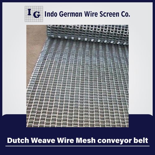 Dutch Weave Wire Mesh conveyor belt