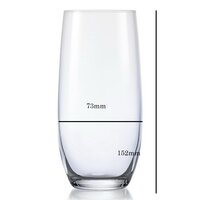 bohemia-crystal Club Tall CocktailMocktailJuiceBeerVodka Glass Set (Transparent 350ml) Set of 6