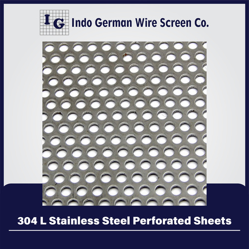 304 L Stainless Steel Perforated Sheets