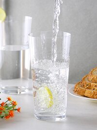 Bohemia Crystal Jive Tall CocktailMocktailJuiceWaterBeerVodka Glass Set (Transparent 400ml) Set of 6