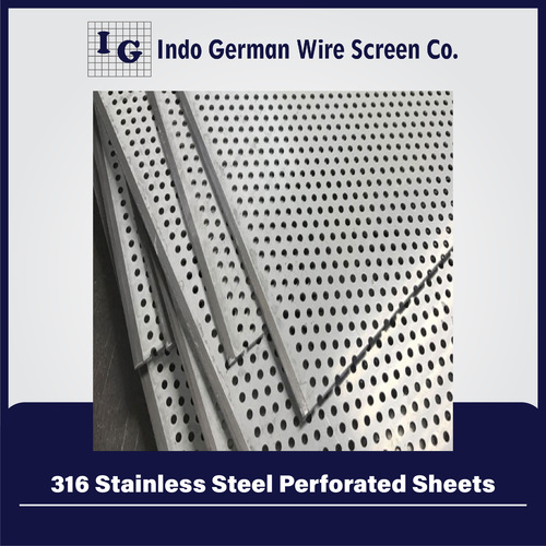 316 Stainless Steel Perforated Sheets