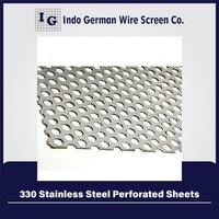 330 Stainless Steel Perforated Sheets