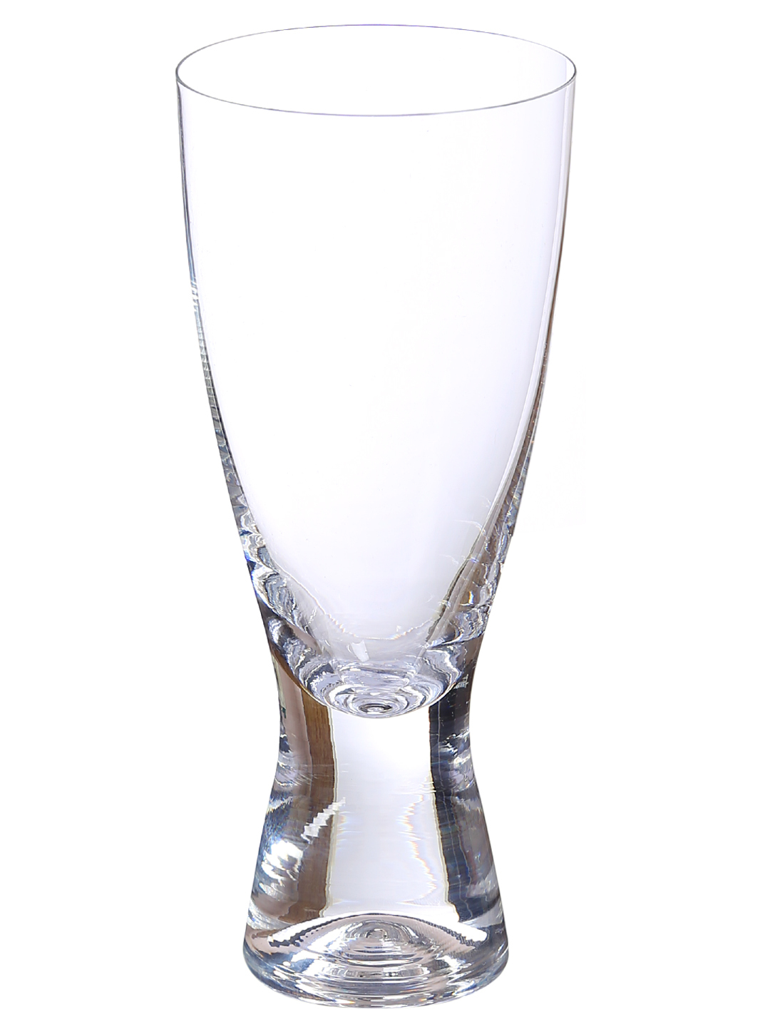 Bohemia Crystal Samba Tall Beer Glass Set 350ml Set of 6 Transparent