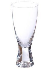 Bohemia Crystal Samba Tall Beer Glass Set 350ml Set of 6 Transparent
