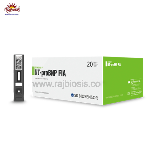 Standard F Nt-Probnp Fia Test Kit - Color: Green And White