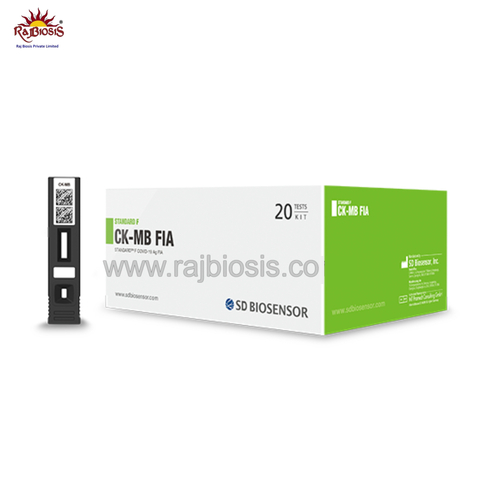 Standard F Ck-Mb Fia Test Kit - Color: White And Green