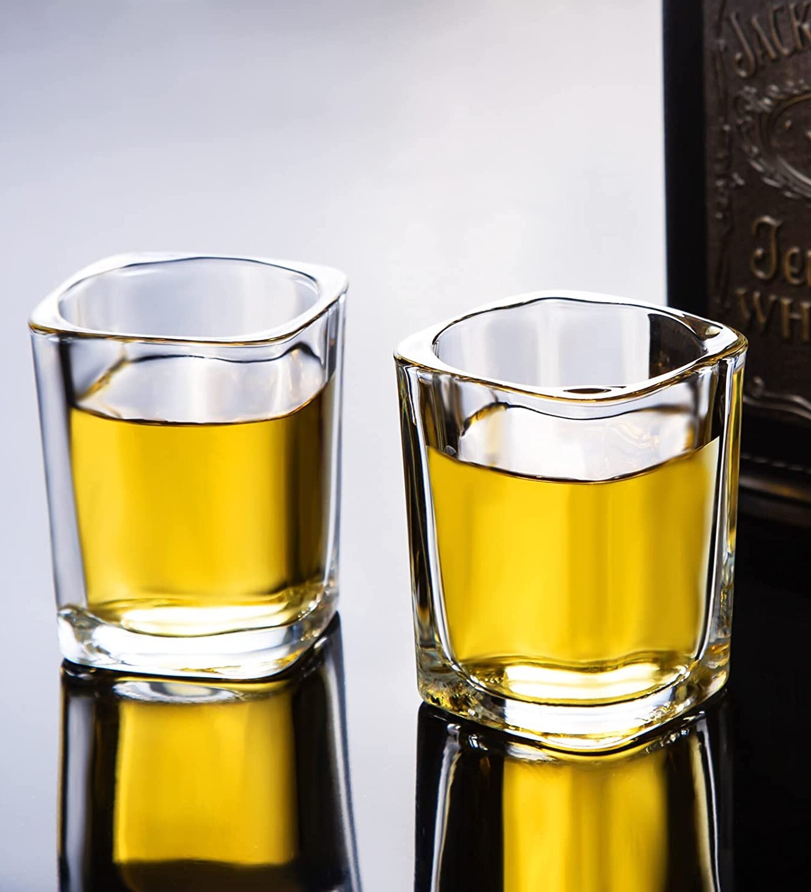 Smartserve VodkaTequila Square Shot Glass Set of 6 75ml Gift Box