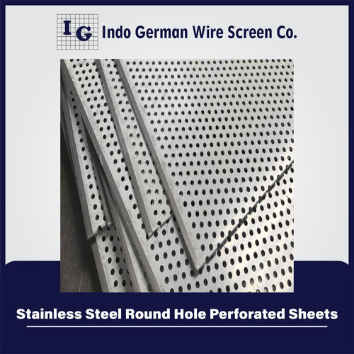 Stainless Steel Round Hole Perforated Sheets