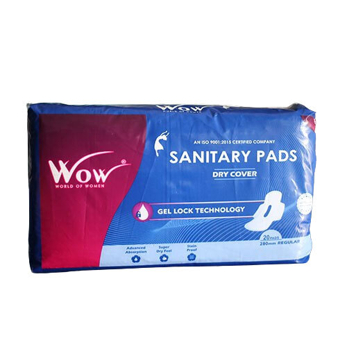 280mm 20 Pcs Regular Sanitary Pads With Dry Cover