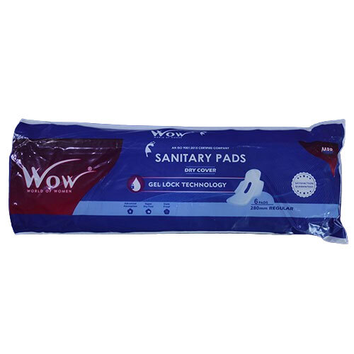 280mm 6 Regular Sanitary Pads With Dry Cover