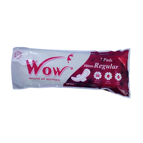 280mm 7 Regular Sanitary Pads With Dry Cover