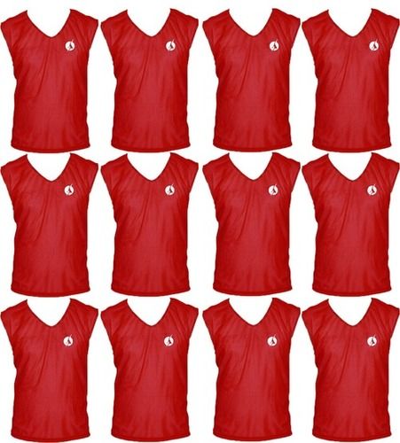 Sas Sports Training Bibs (Set Of 12) Mahroon Xl