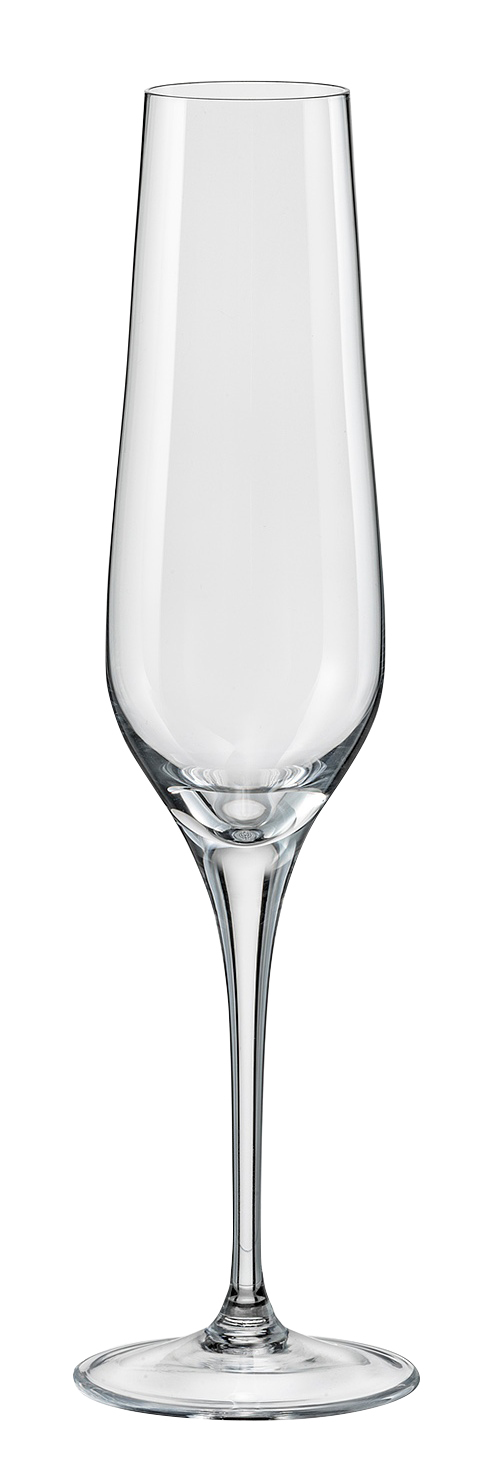 bohemia-crystal Tall Rebecca Champagne Flutes Glass Set 195ml Set of 6