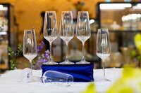 Bohemia Crystal Imported Premium Gisselle Champagne Flute Glass Set 190 ml (6.75 oz) Set of 6
