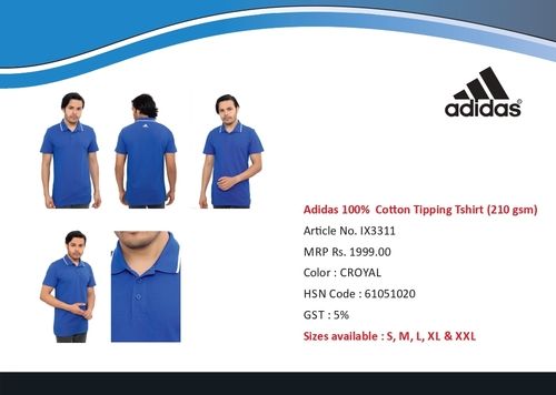 Adidas polo cotton t-shirt