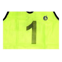 SAS SPORTS 1 to 12 Numbered Training Bibs F. Green L