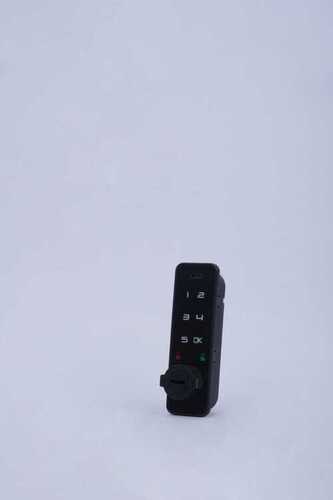 Black Digital Cabinet Lock User Code Master Code Turning Knob Backup Key