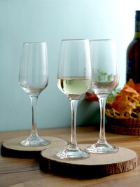Uniglass King Champagne Flutes Glass Set 229ml Set of 6 Clear