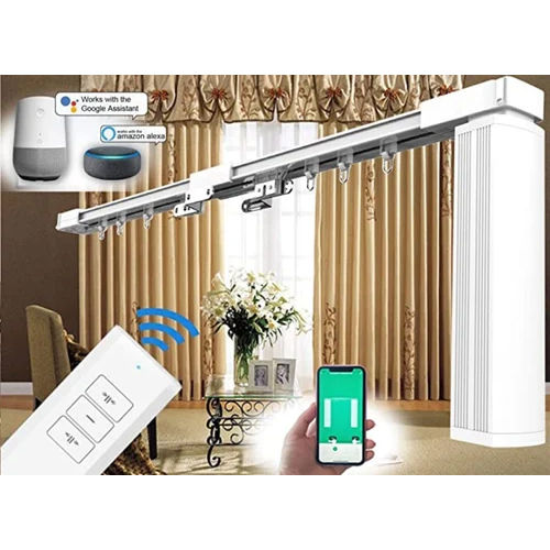 Smart Curtain Track With Remote