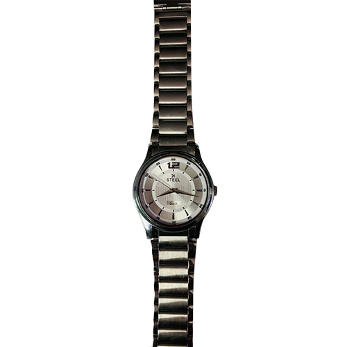 White Dial Wrist Watch