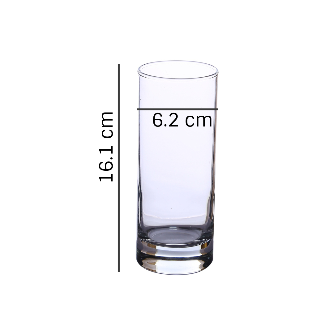 UNIGLASS Classico Tall Highball CocktailMocktailVodka Glass Set 325ml