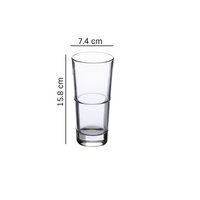 Uniglass Oxford Highball WaterJuiceMocktailVodkaCocktail Glass Set 330 ML