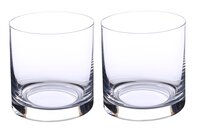 Bohemia Crystal Barline Whiskey Glass Set 410ml Set of 6 Transparent