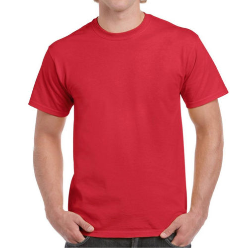 Corporate Plain Round Neck Cotton T Shirt