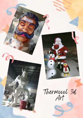 Thermocol art 3d