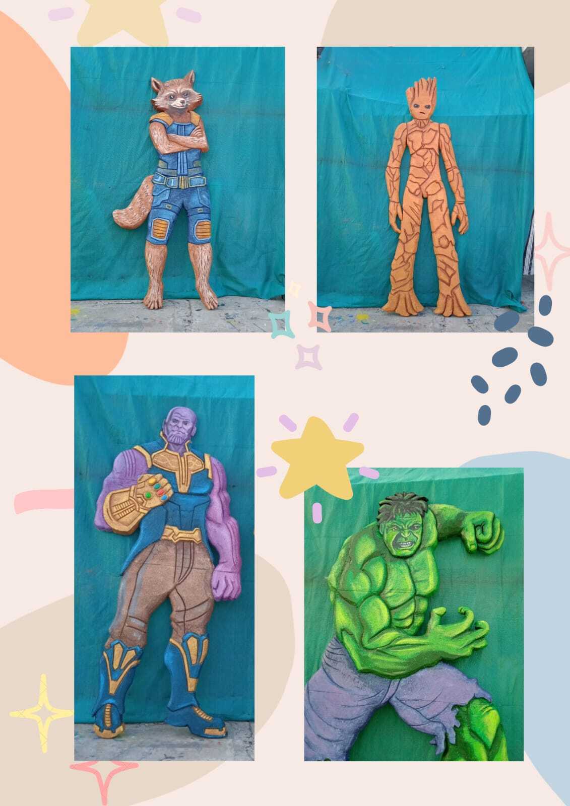 Thermocol art 3d