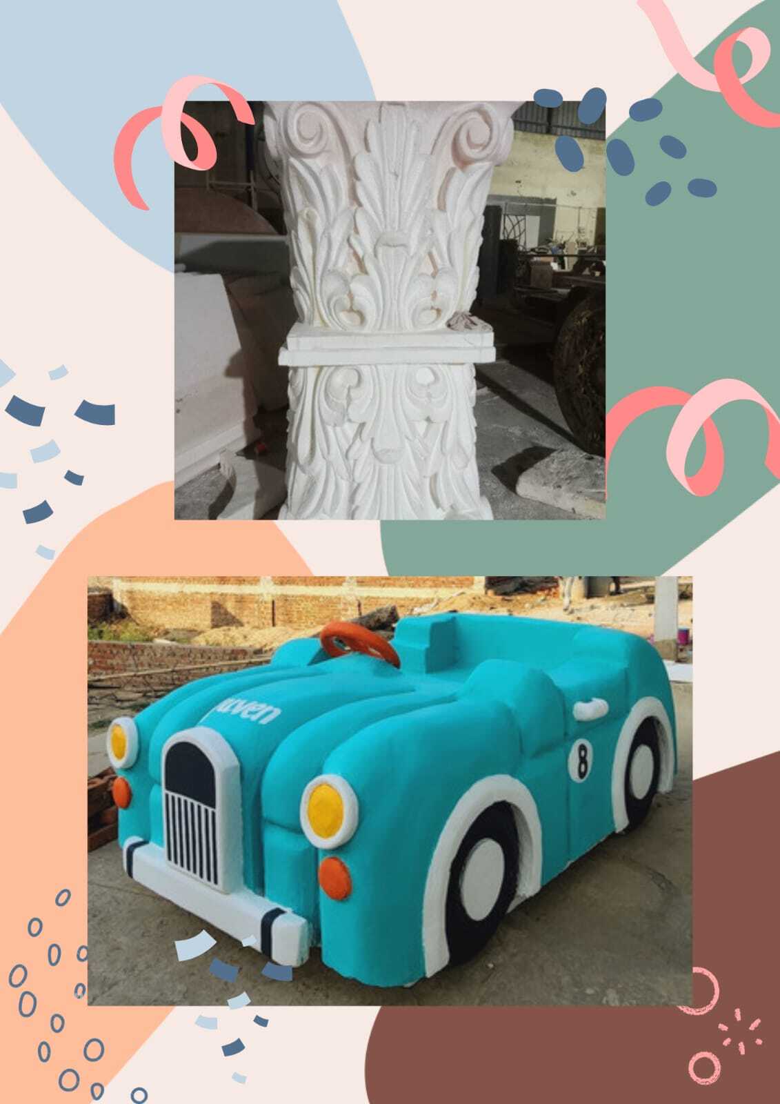 Thermocol art 3d