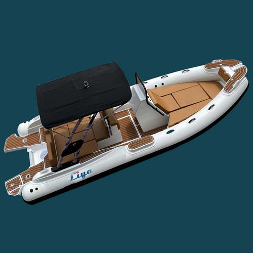Liya 22ft semi rigid inflatable boat inflatable fishing boat