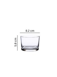Smartserve Grande Glass DessertPudding BowlsIce Cream Cups Set 200ml Set of 3 Small