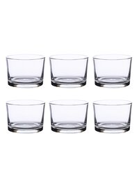 UNIGLASS Grande Imported Glass Dessert Pudding Bowls Set 200ml Set of 6 Small