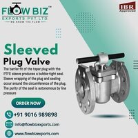 Cast Steel Sleeved Plug Valve - Application: Industrial