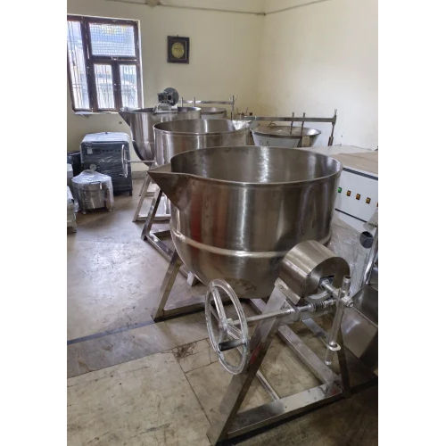 Silver Industrial Ghee Making Machine