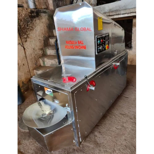 White Rasgullah And Gulab Jamun Ball Making Machine