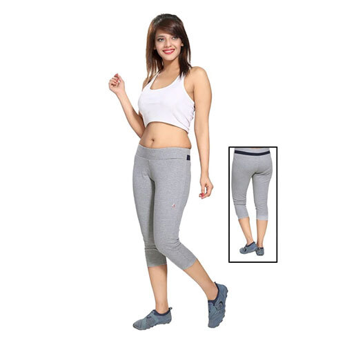 Light Grey Laddies Sport Capri