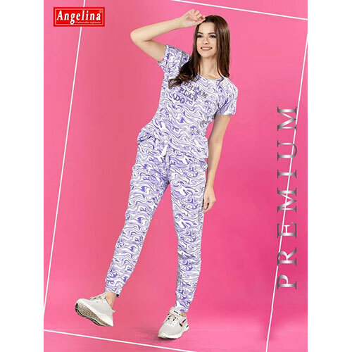Ladies Printed Night Suit