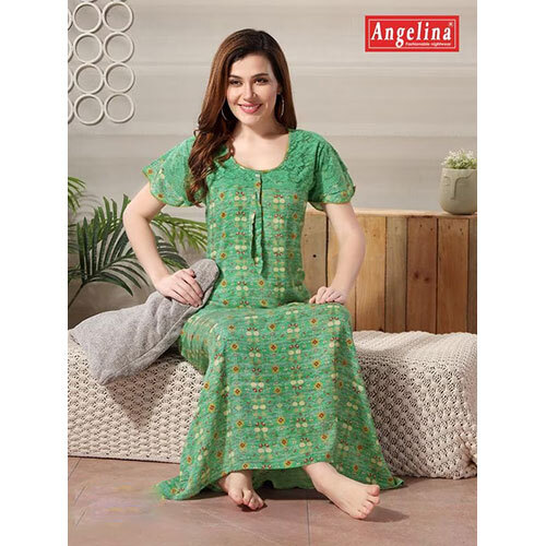 Ladies Green Nighty