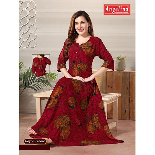 Ladies Red Nighty