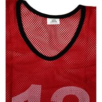 SAS SPORTS (1 to 12) Numbered Training Bibs Maroon (L-SIZE)