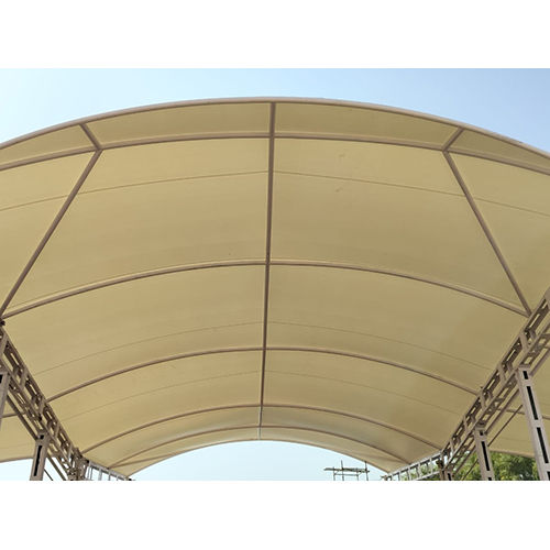 Ms Car Parking Tensile Structure - Color: As Per Availability