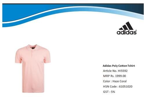 Adidas T-Shirt Tipping Cotton