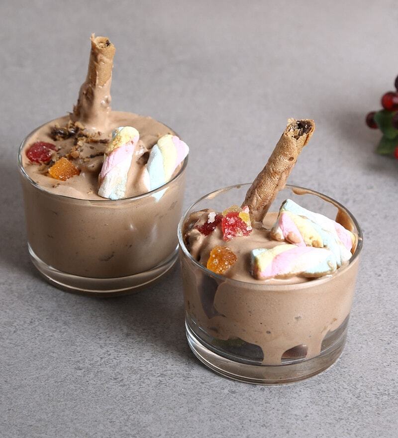 Smartserve Grande Glass DessertPudding BowlsIce Cream Cups Set 200ml Set of 2 Small