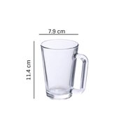 Uniglass Imported Angeles Glass CoffeeTea Mug Sets 260ml