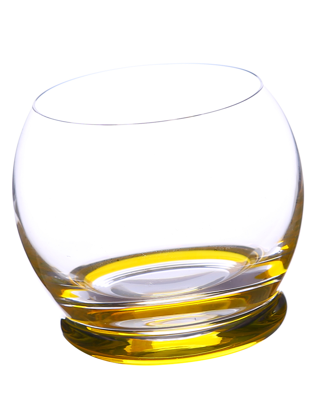 Bohemia Crystal Crazy Whiskey Glass Set 390ml Set of 6 Multi Colour