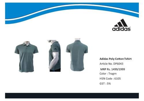 Adidas tragrn poly cotton t-shirt