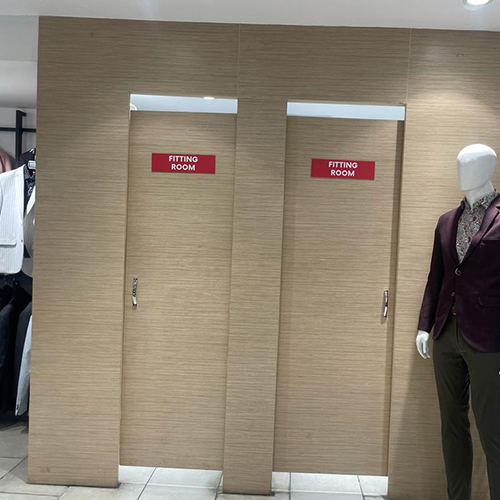 Showroom Changing Room Interior Service