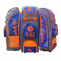 SAS Sports Cricket Pro Wheel KIT Bag (Orange)- Junior